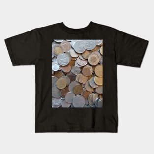 Coins of the world Kids T-Shirt